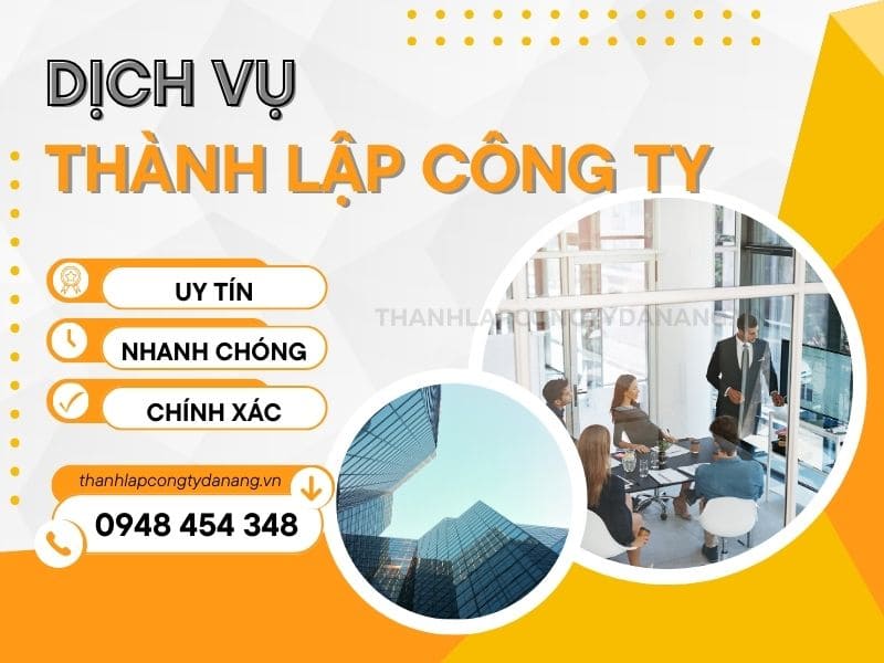 Dịch vụ thành lập công ty trọn gói tại Đà Nẵng